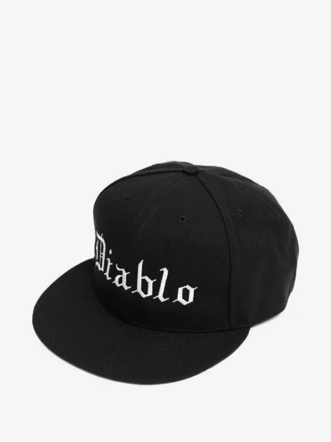 Willy Chavarria Cappello da baseball con ricamo Diablo