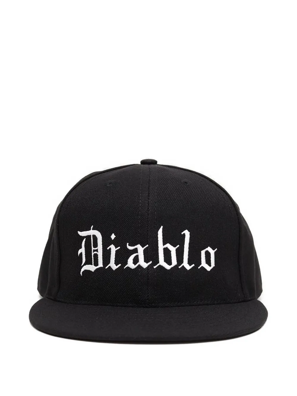 Willy Chavarria Diablo-embroidered Cap In Black
