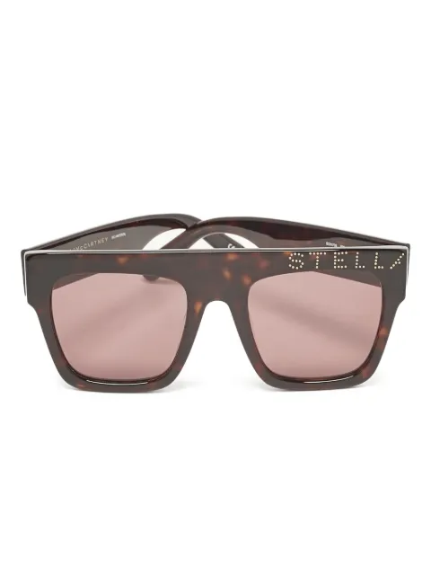 Stella McCartney Pre-Owned lentes de sol con armazón cuadrada 2020