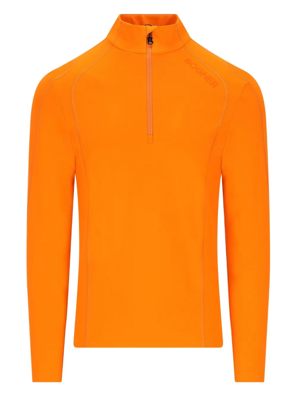 BOGNER Harry zip-neck T-shirt | Orange | Image 1