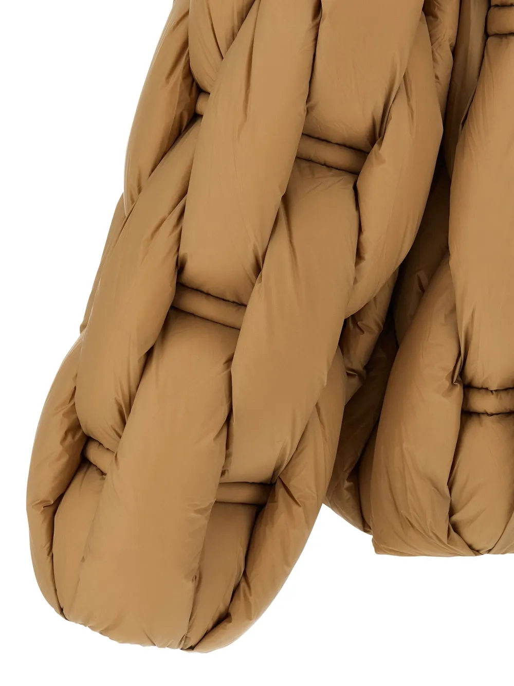Raxxy 3d Down Jacket Puffer Jackets Beige In Brown