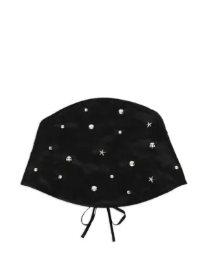 帽子 chopova lowena beanie 23aw black 8277-RedStarboardMohairBeanie-