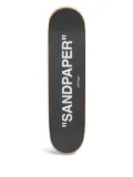 Off-White Sandpaper-print skateboard - Black