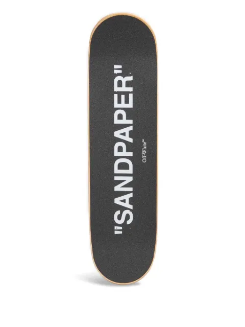 Off-White Sandpaper-print skateboard