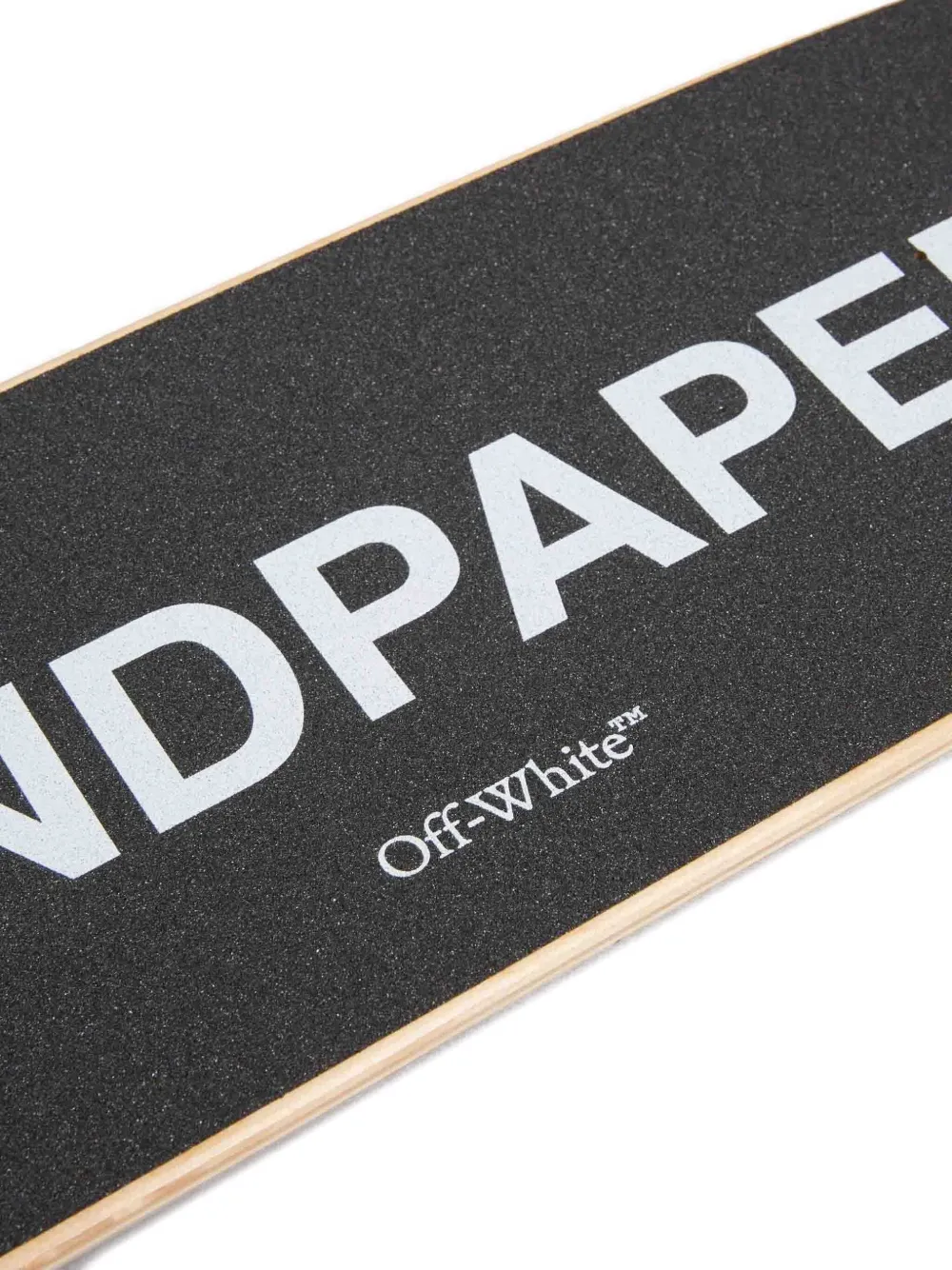 Off-White Skateboard met print Zwart