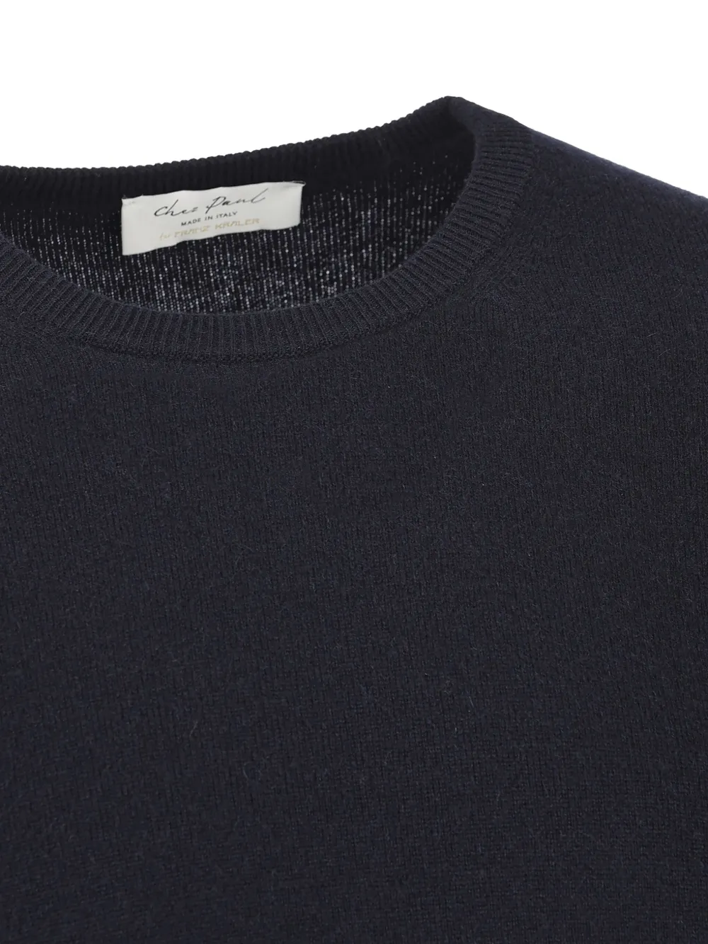 Chez Paul Ribbed Cashmere Sweater In Black