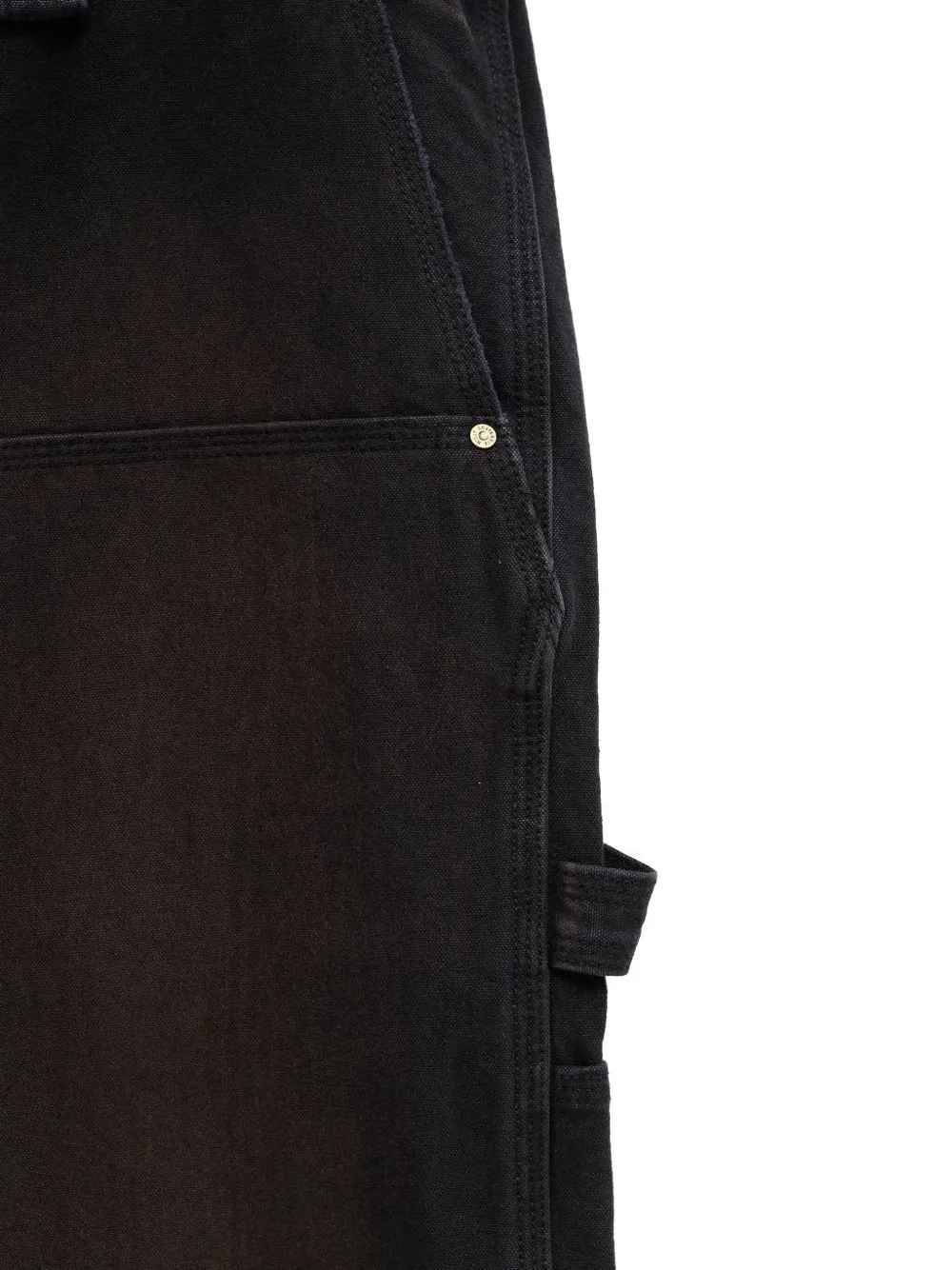 Willy Chavarria faded trousers Zwart