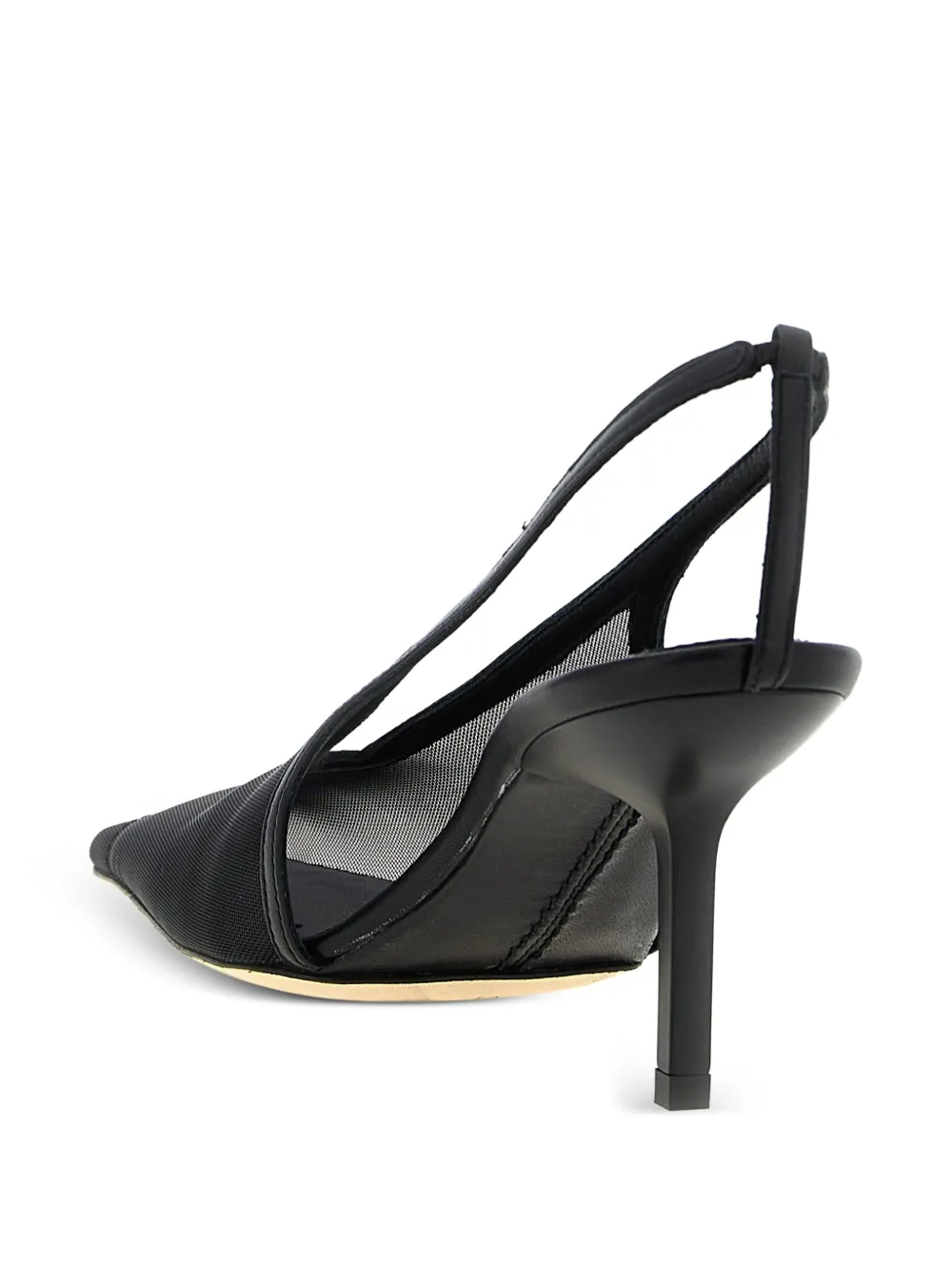 ARMARIUM 75mm Evelina slingback pumps met mesh Zwart