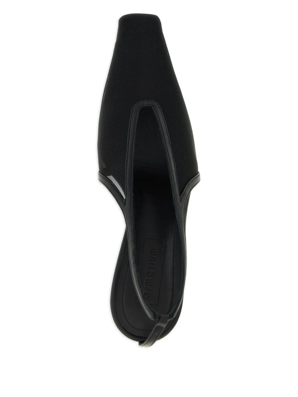 ARMARIUM 75mm Evelina slingback pumps met mesh Zwart