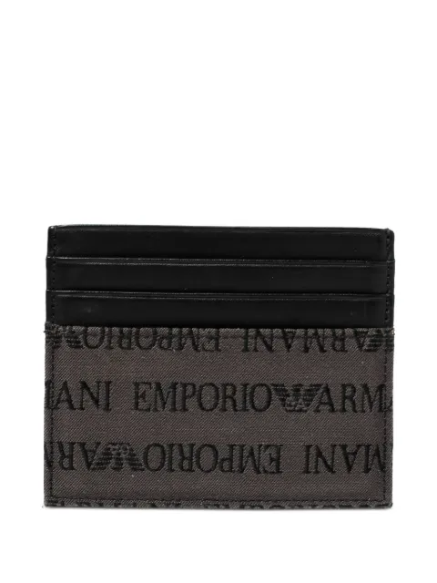 Emporio Armani Pre-Owned porte-cartes à logo imprimé