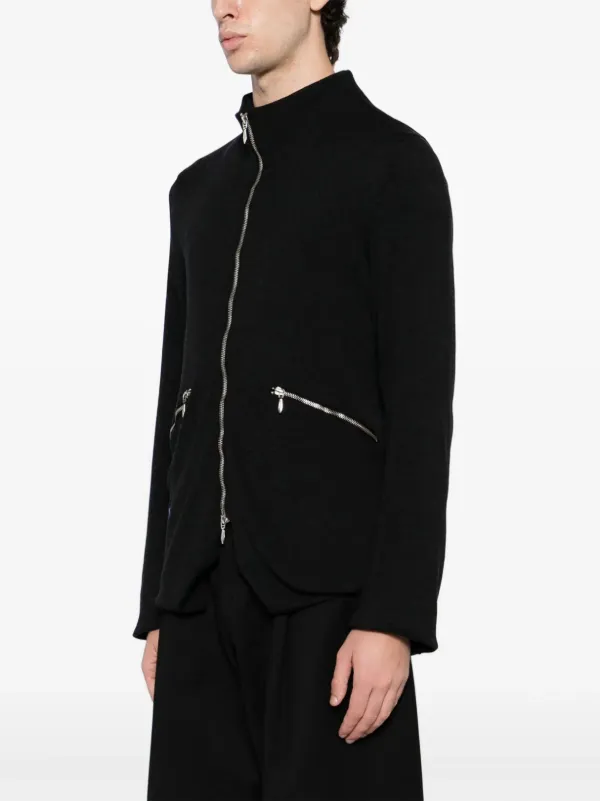 PAUL HARNDEN Wool Cardigan | Grey | FARFETCH