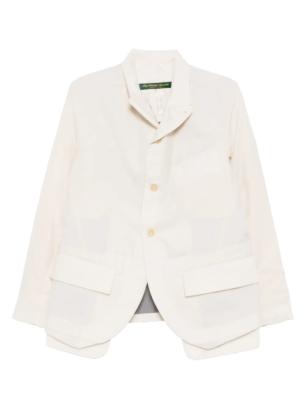 PAUL HARNDEN wool pocket blazer - Toni neutri