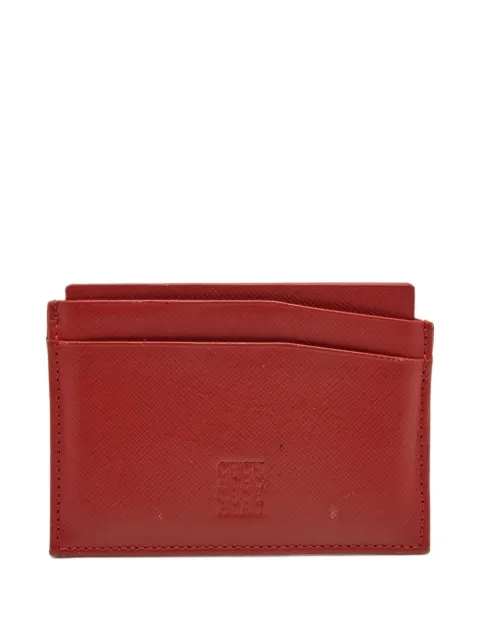 Carolina Herrera Vintage tarjetero con detalle del logo