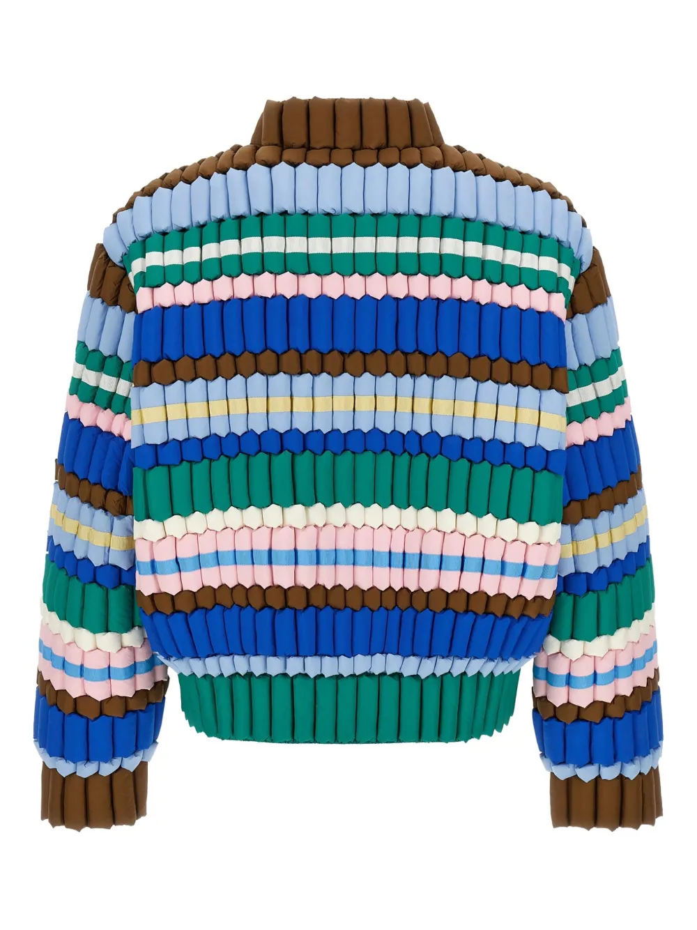 RAXXY 3D padded striped jacket | Down Jackets | Image 2