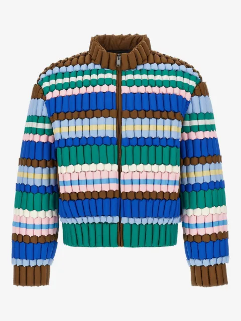 RAXXY 3D padded striped jacket