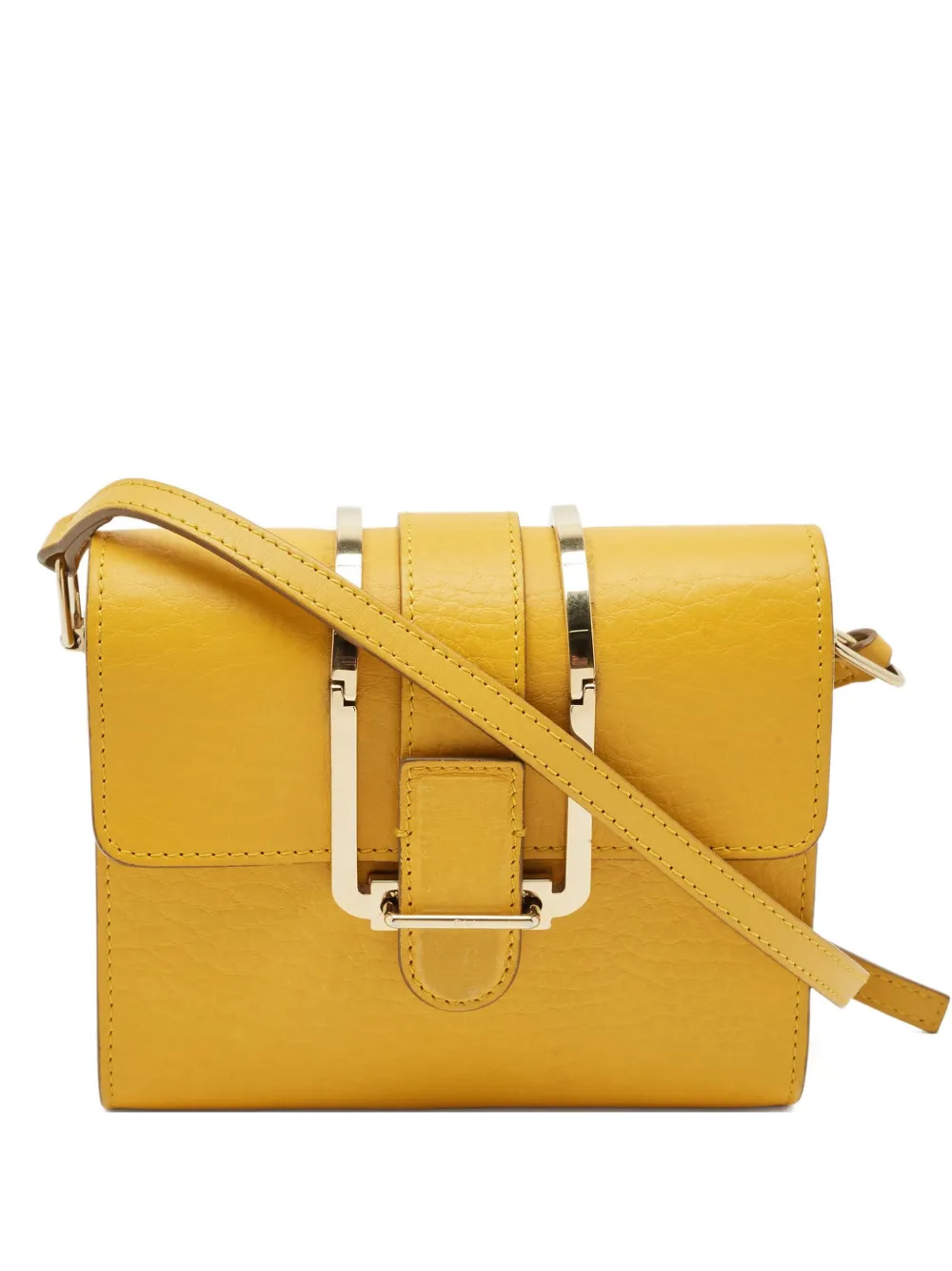 Chloé Pre-Owned axelremsväska i läder med spänne | gul | Image 1