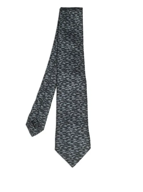 Dunhill patterned silk tie