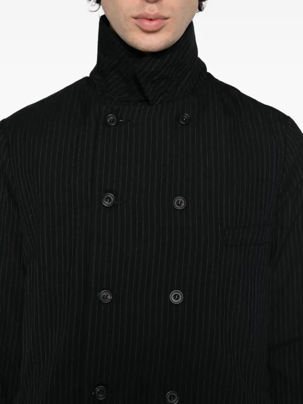 Paul Harnden シャツジャケット 新品 国内正規 Paul Harnden ストライプ ダブル ブレザー ジャケット