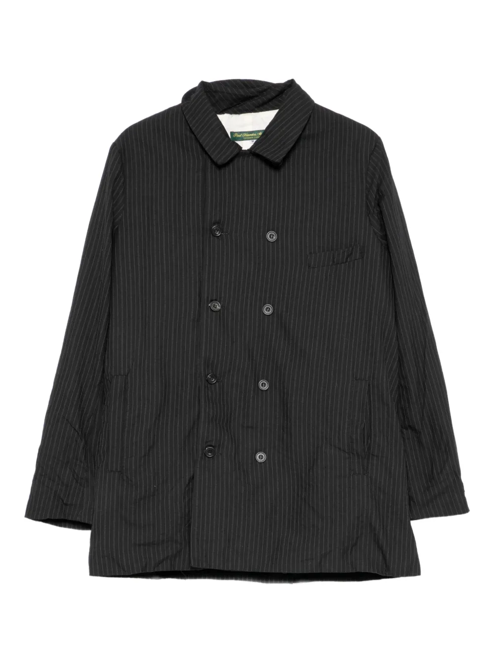 PAUL HARNDEN pinstripe double-breasted jacket | Black | Image 1