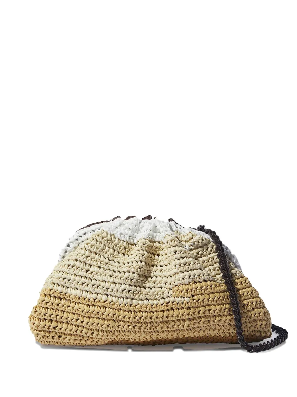 Maria La Rosa crochet clutch bag | Blue | Image 1