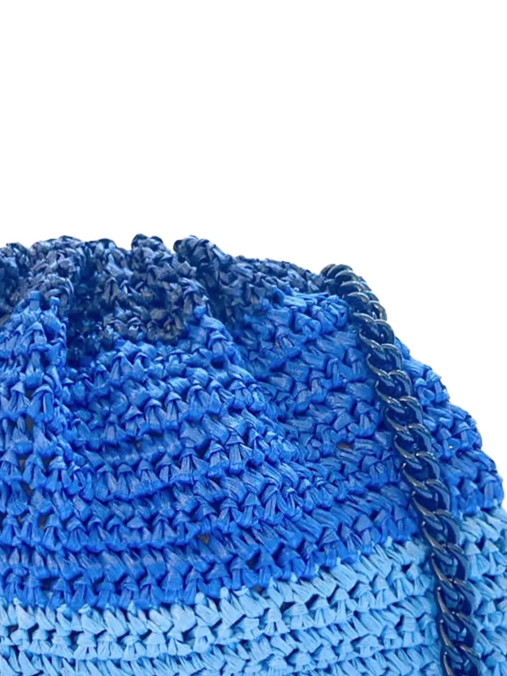 Maria La Rosa Gehaakte clutch - Blauw