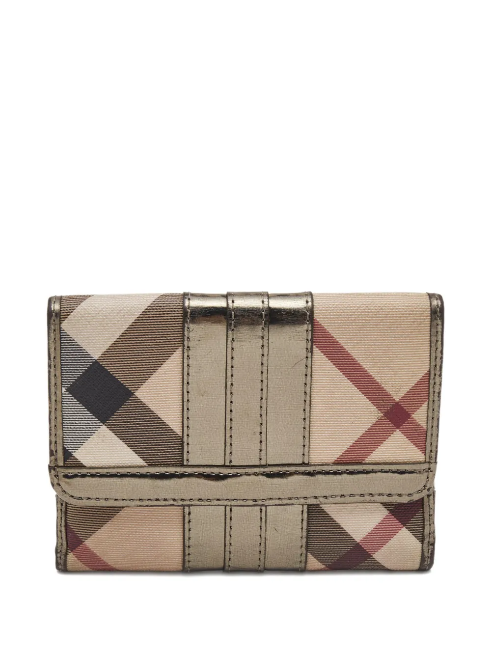Burberry Pre-Owned tartan wallet | neutro | Image 1
