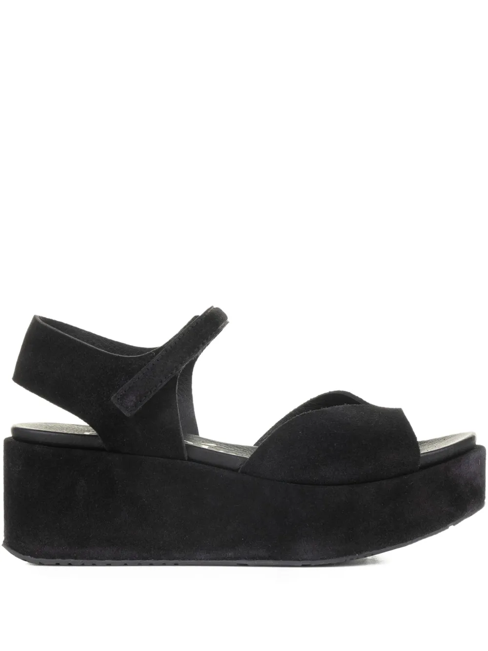 Pedro Garcia Nelly suede sandals Black