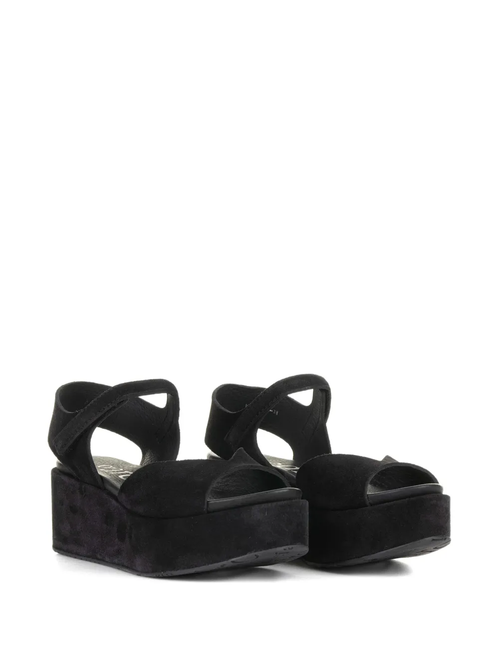 Pedro Garcia Nelly suède sandalen Zwart