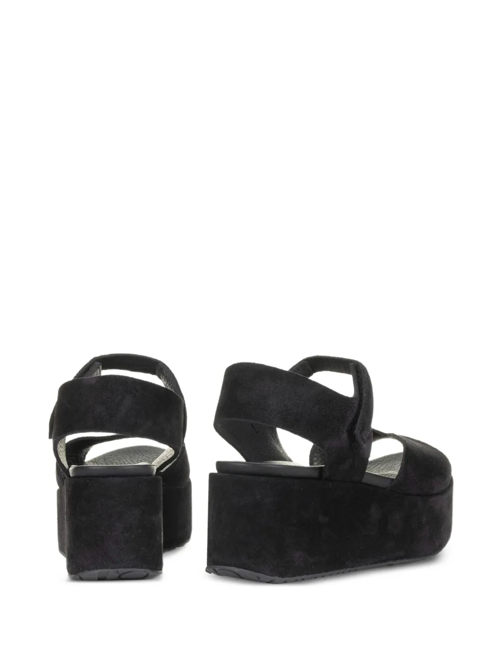 Pedro Garcia Nelly suède sandalen Zwart