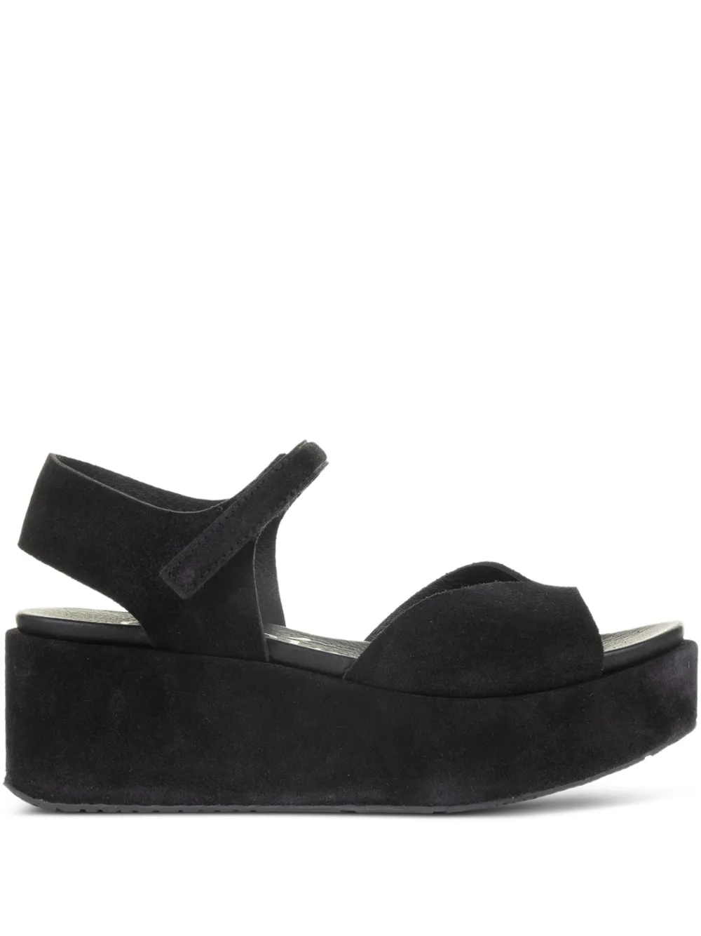 Pedro Garcia Nelly suède sandalen Zwart
