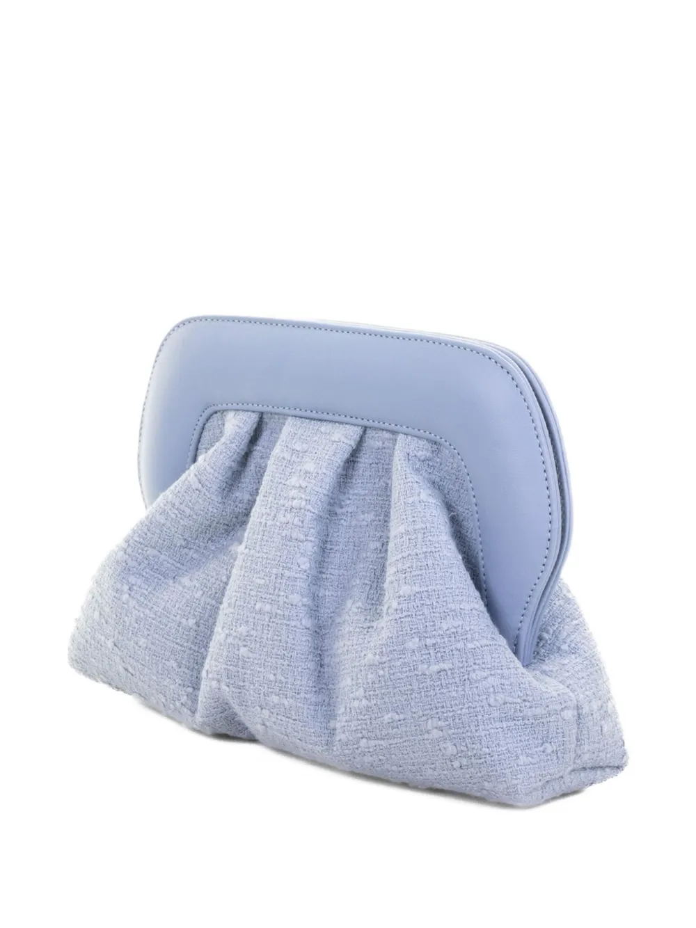 Roberto Festa Ofelia clutch met plooien - Blauw