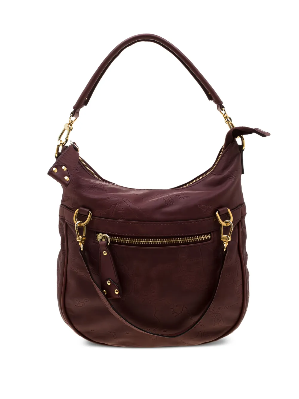 ALVIERO MARTINI 1° CLASSE プリント ショルダーバッグ - レッド ALVIERO MARTINI 1° CLASSE プリント ショルダーバッグ - レッド