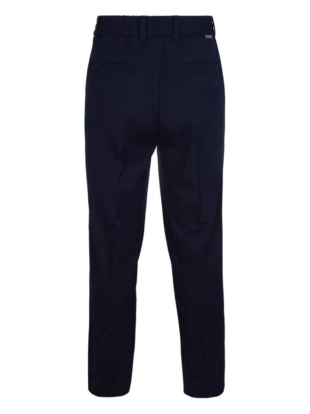 Paolo Pecora elastic-waist trousers - Blauw