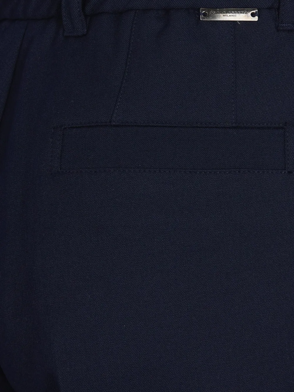 Paolo Pecora Broek met elastische taille Blauw