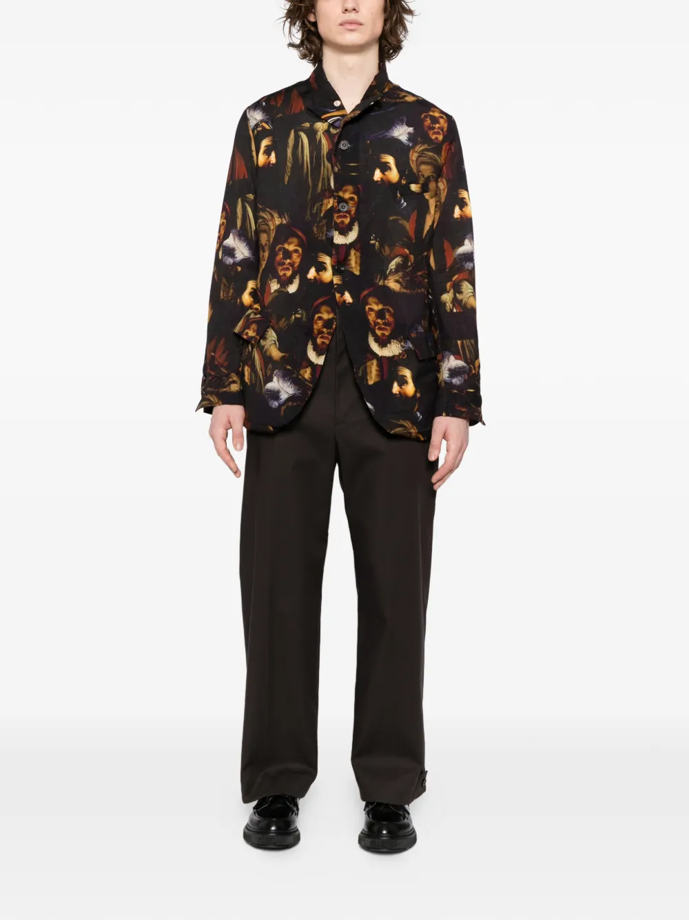 PAUL HARNDEN wool printed blazer | Blazers | Image 2
