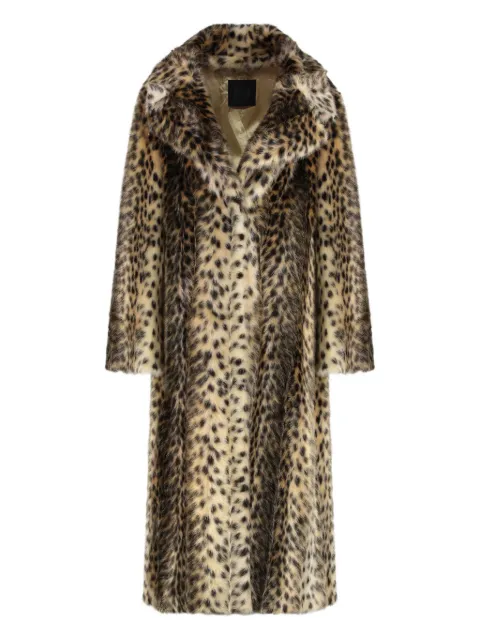 BB Couture leopard-print faux-fur coat