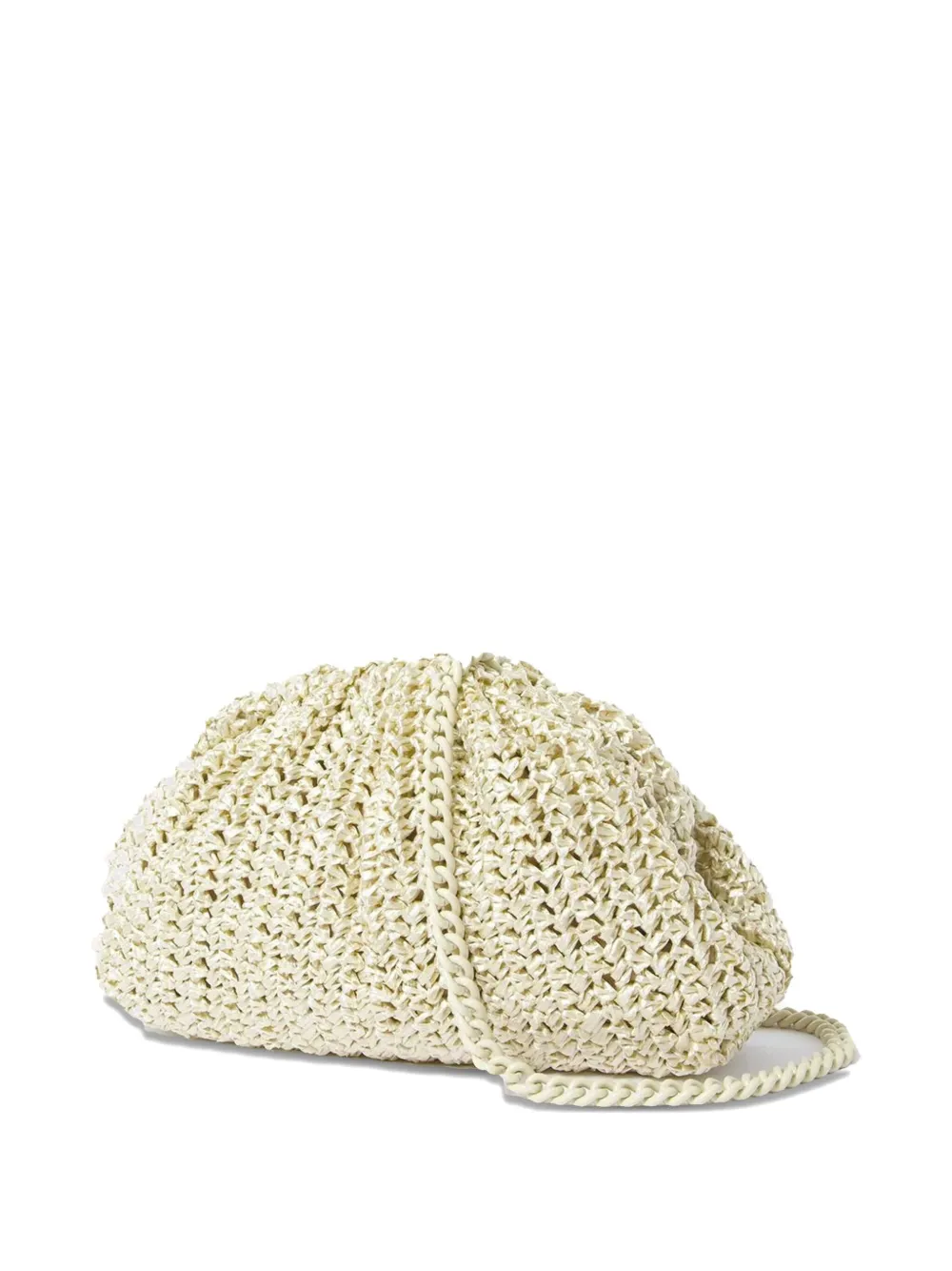 Maria La Rosa Game Clutch Bag In Neutral