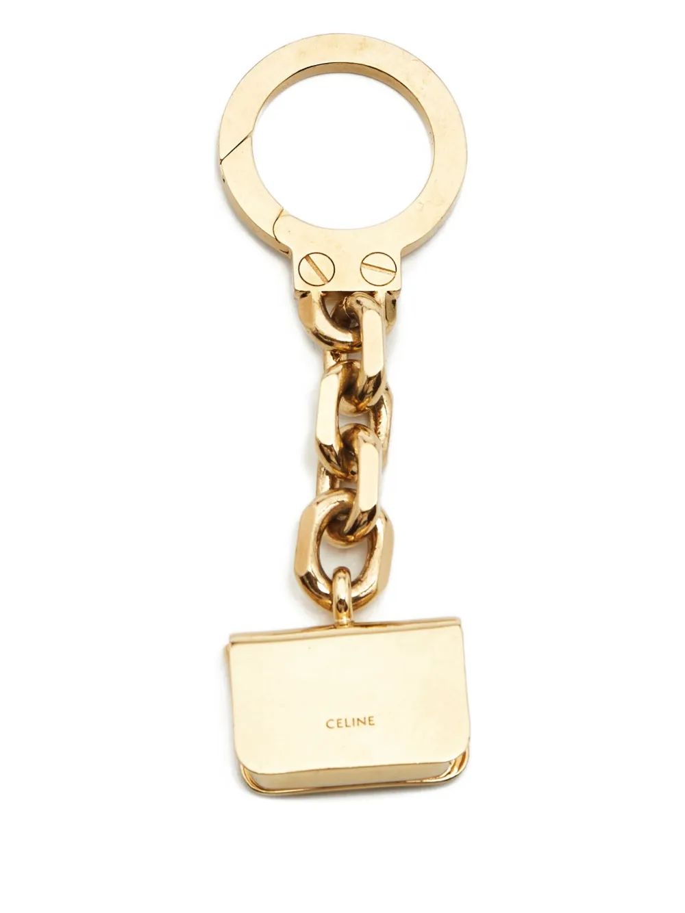Celine Pre-Owned 2020s Triomphe metal keyring | Image 2