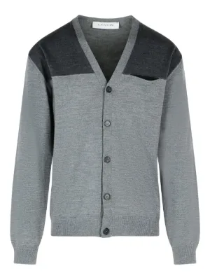 LANVIN メンズ イタリア製 メリノウール ジップアップ ニットカーディガン 1_07.jpg