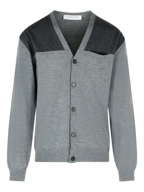 Lanvin V-neck wool cardigan