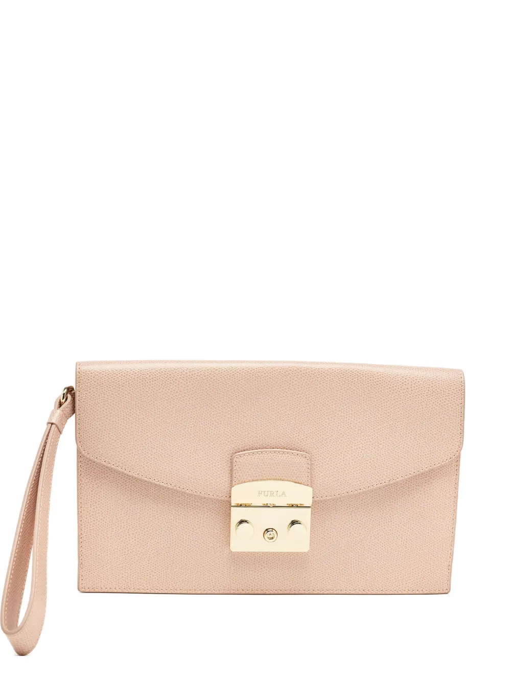 Furla leather clutch bag - Rosa