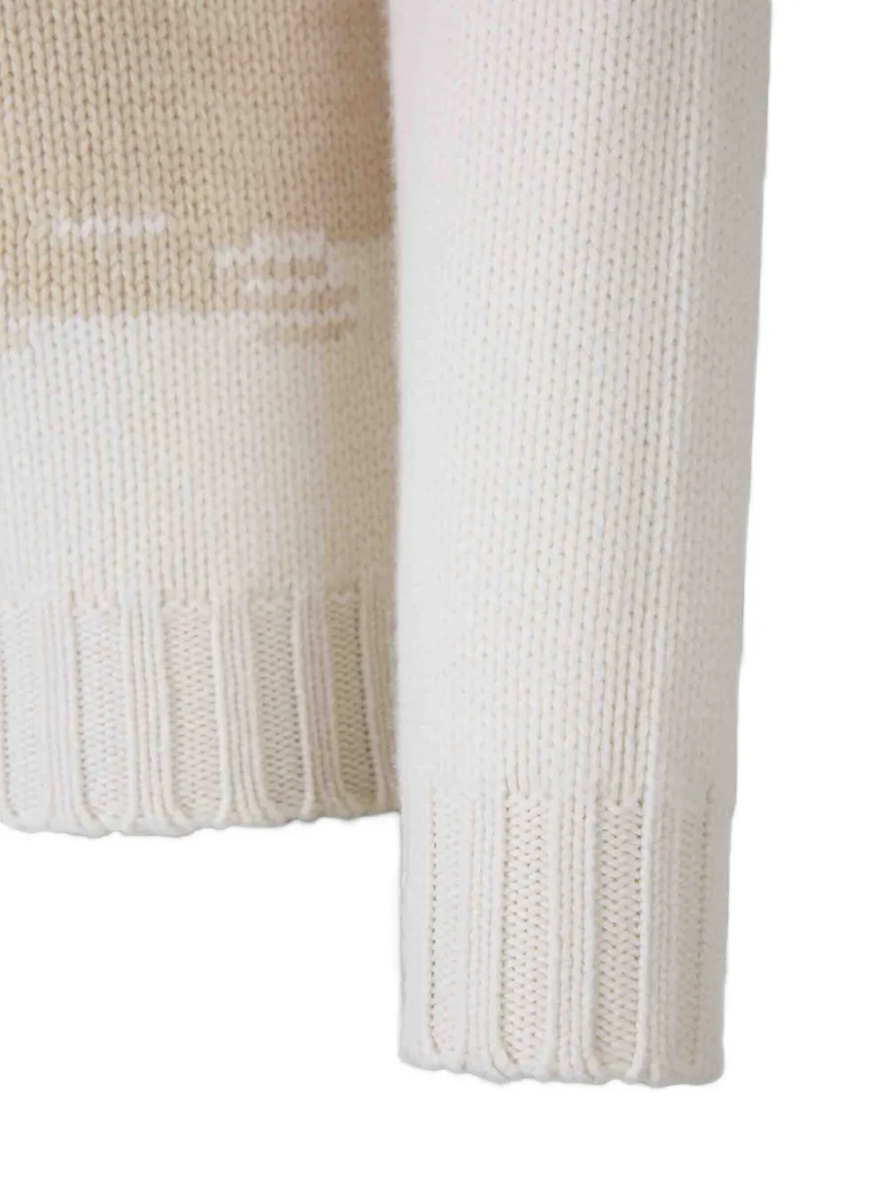 Fedeli Geribbelde coltrui Wit