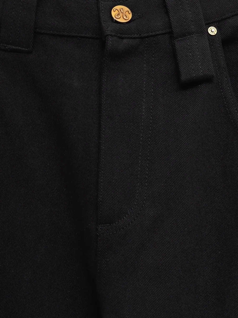 Willy Chavarria Bag Girl Tapered Jeans In Black