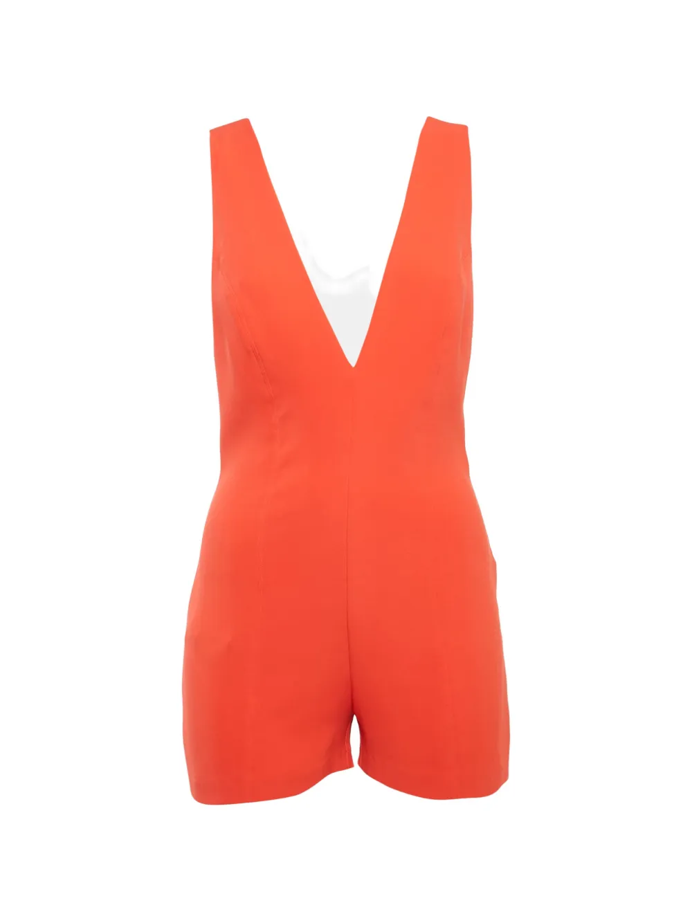 La Perla Vintage V-neck playsuit - Arancione