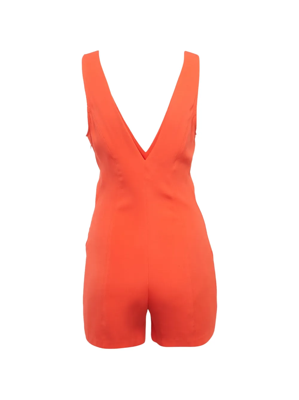 La Perla Vintage V-neck playsuit - Oranje