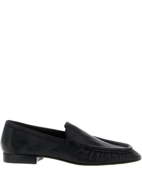 ARMARIUM curled-toe leather loafers