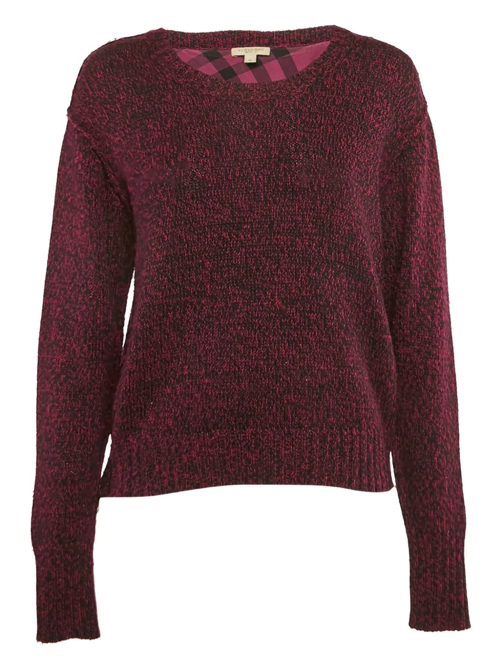 Pre-owned Burberry Long-sleeve Sweater In Pink