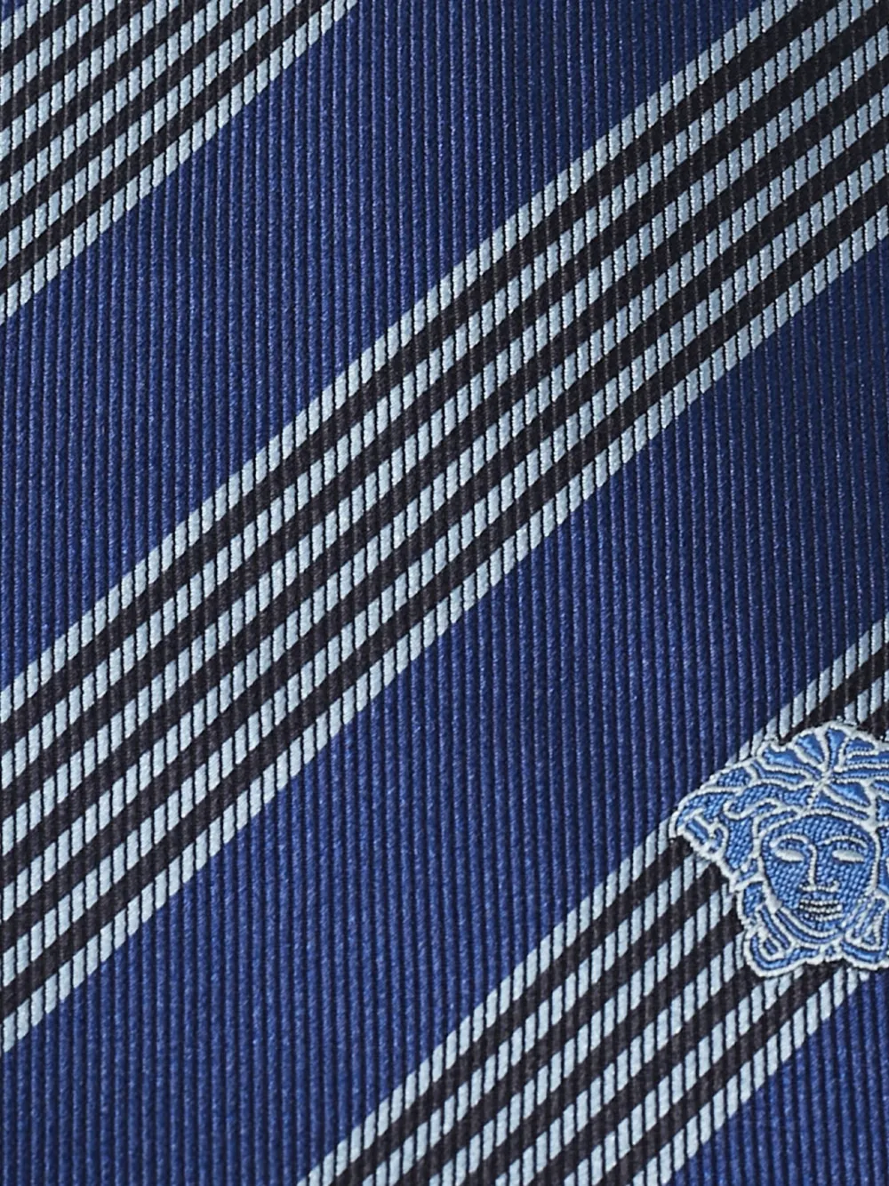 Versace Pre-Owned corbata de seda con rayas estampadas | Image 2