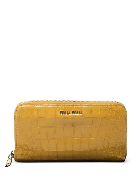 Miu Miu Pre-Owned 276495 Yellow