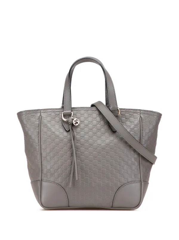 Gucci Pre-Owned 2000-2015 Small Microguccissima Bree Satchel Grey  FARFETCH IN